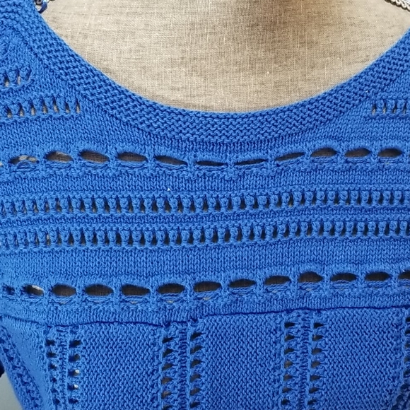 Vince Camuto Boatneck Pointelle Sweater Med NWT - Picture 4 of 12